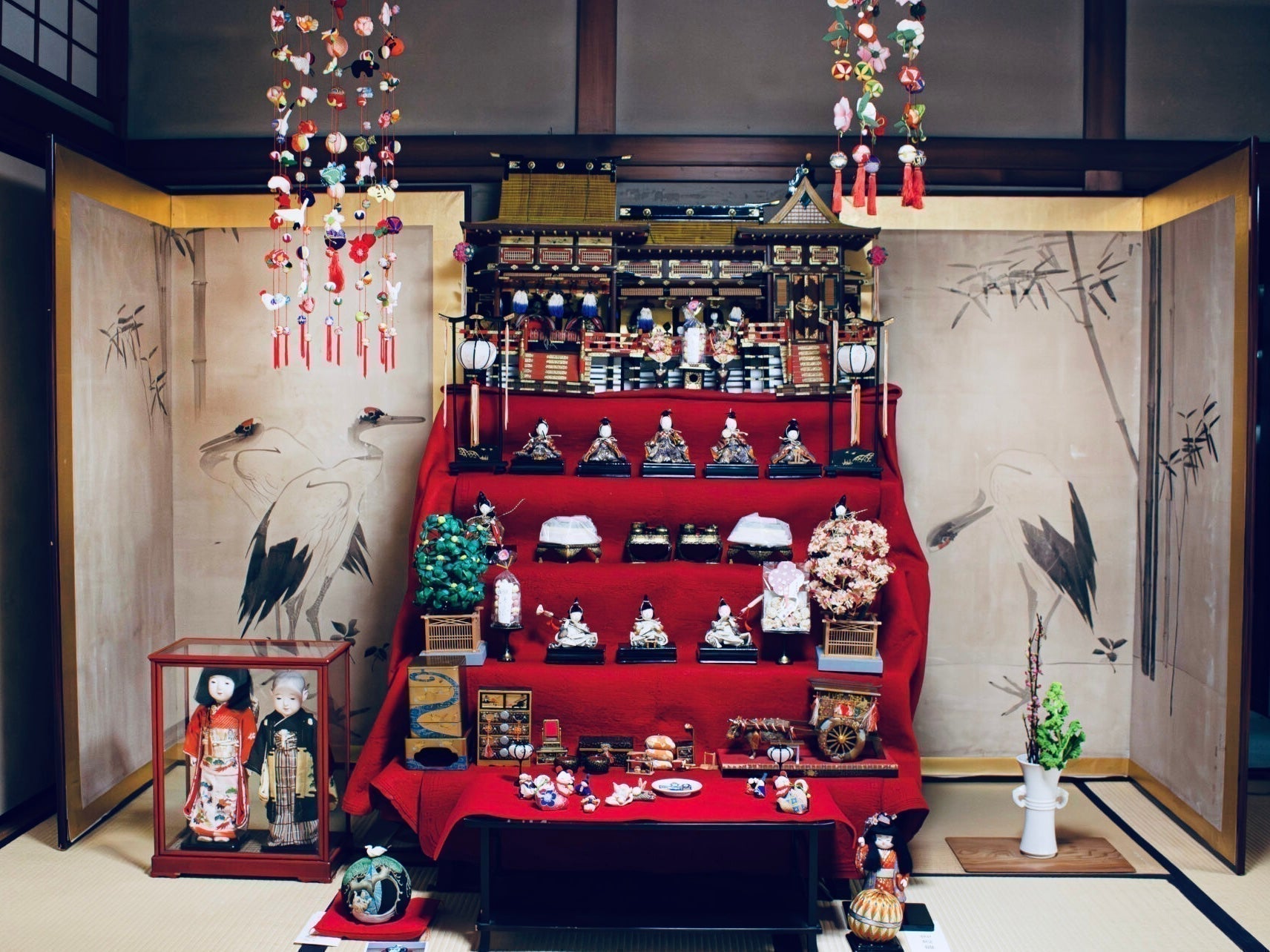 通常非公開の町家［仁風庵］が二日間だけ開かれる ―「私のおひなさま」